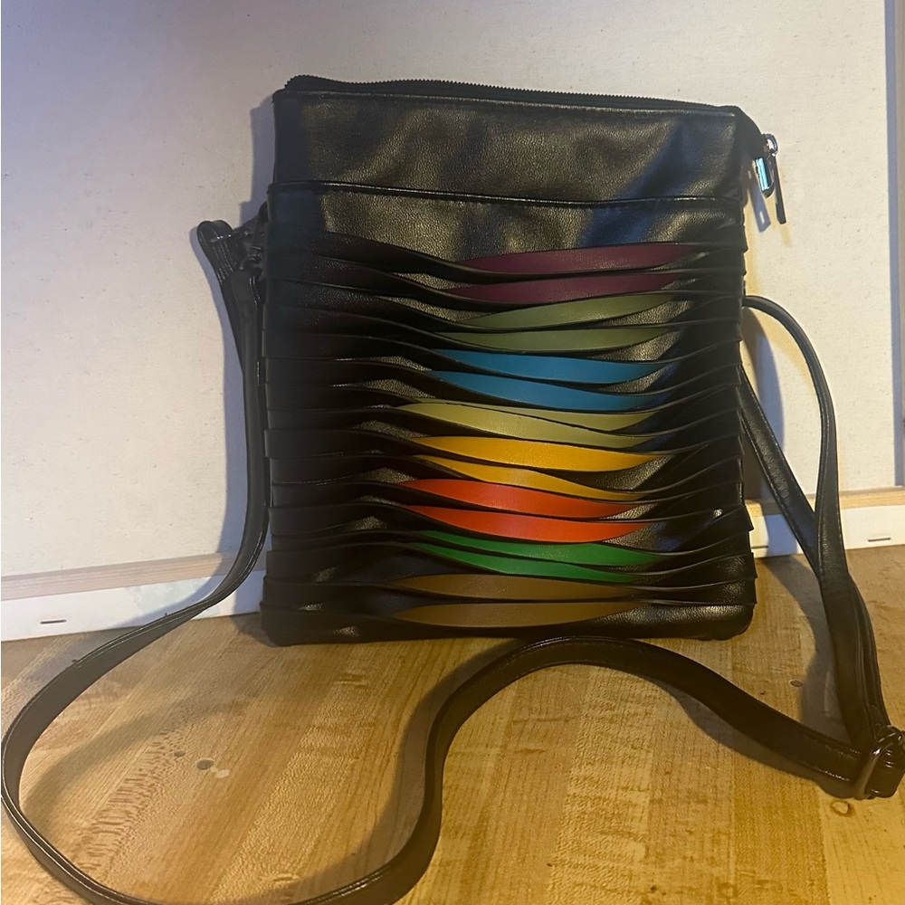 Mellow World crossbody black/multi color
